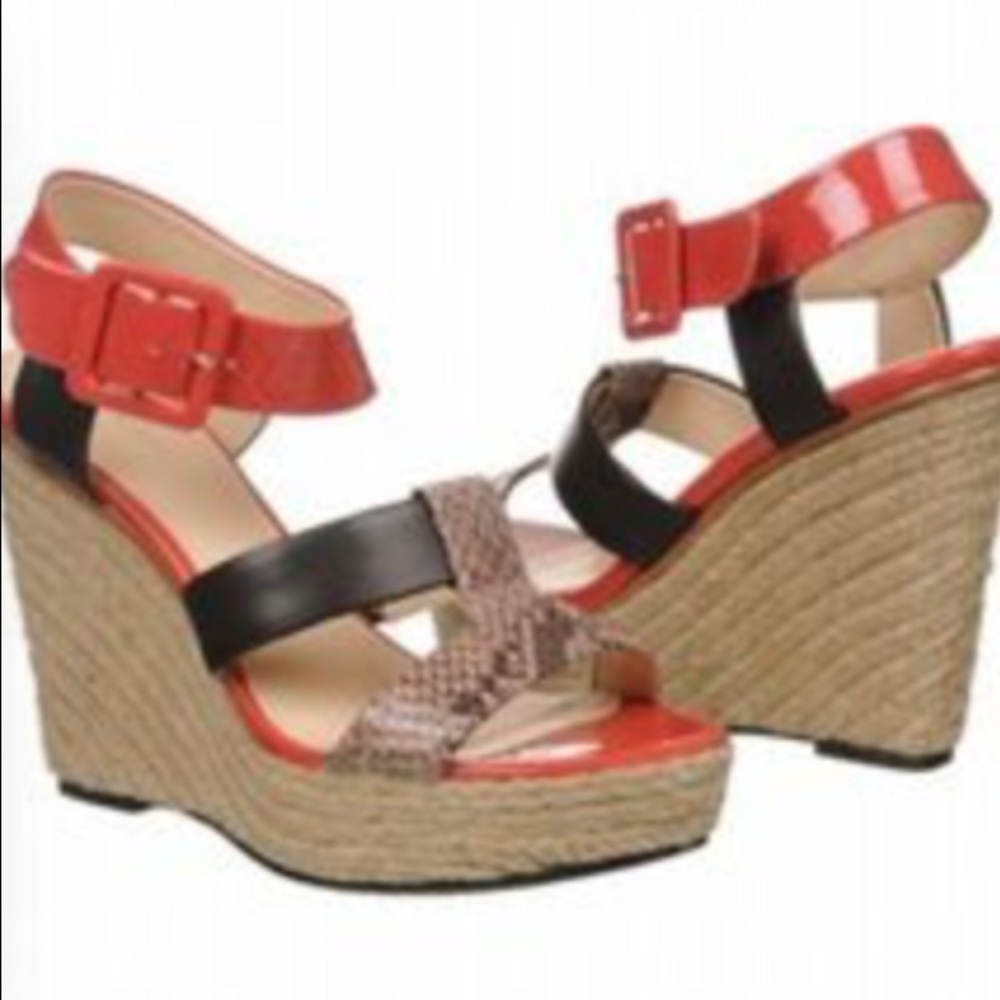 Calvin Klein Ellison Wedge Espadrille Sandals
